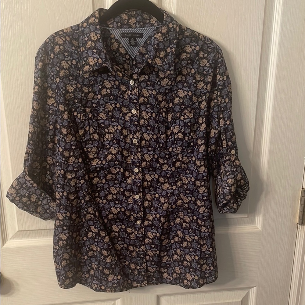 Floral Button-Up Shirt